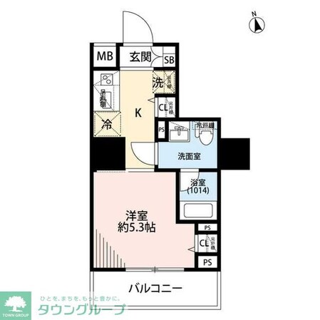 プレール・ドゥーク戸越銀座通りの物件間取画像